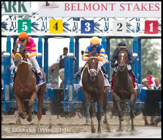 2011 Belmont Stakes Chart