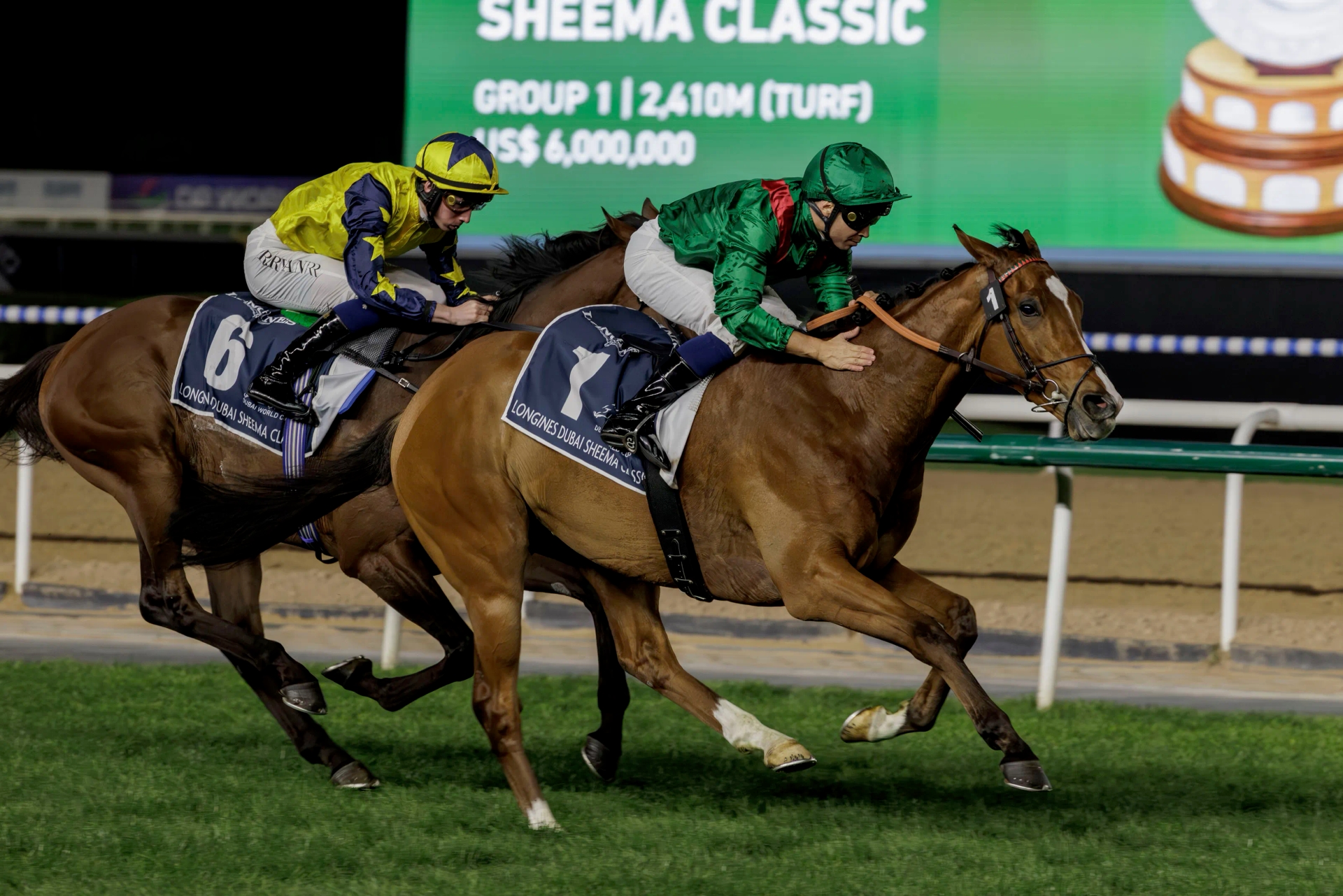 Dubai: Calandagan wins fifth straight Group 1 in Sheema Classic