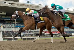 Piper's Gift catches Bossy Candy in Fury Stakes