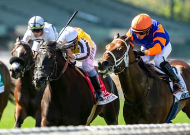Sumter prevails for first graded stakes score in San Simeon