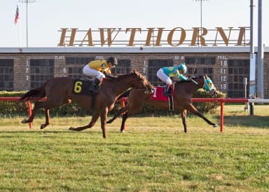 Anegada rides the rail to Hawthorne Derby triumph
