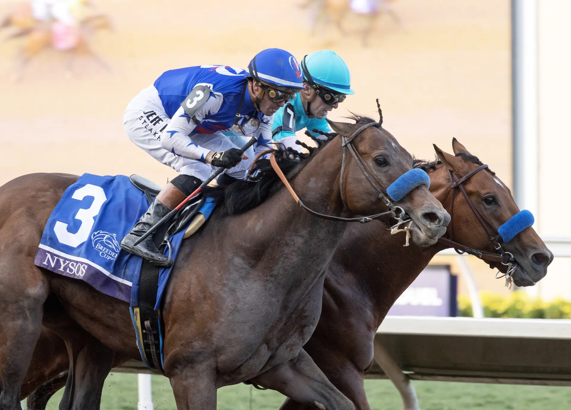 Breeders' Cup Dirt Mile: Nysos outlasts Citizen Bull
