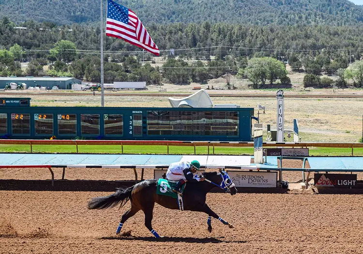 Revenant Moon wins a Ruidoso Futurity trial at Ruidoso Downs on May 27