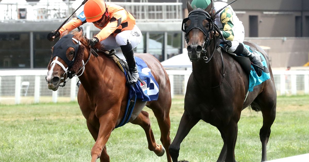 Citrus Springs hangs on to take Kentucky Downs Juvenile Fillies