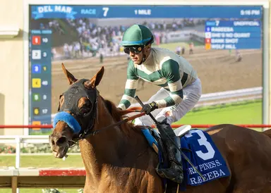 Rabeeba uses stalking trip to capture Torrey Pines Stakes 