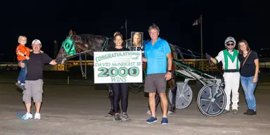 Batavia:  Hat trick propels driver Dave McNeight III to 2,000th career win