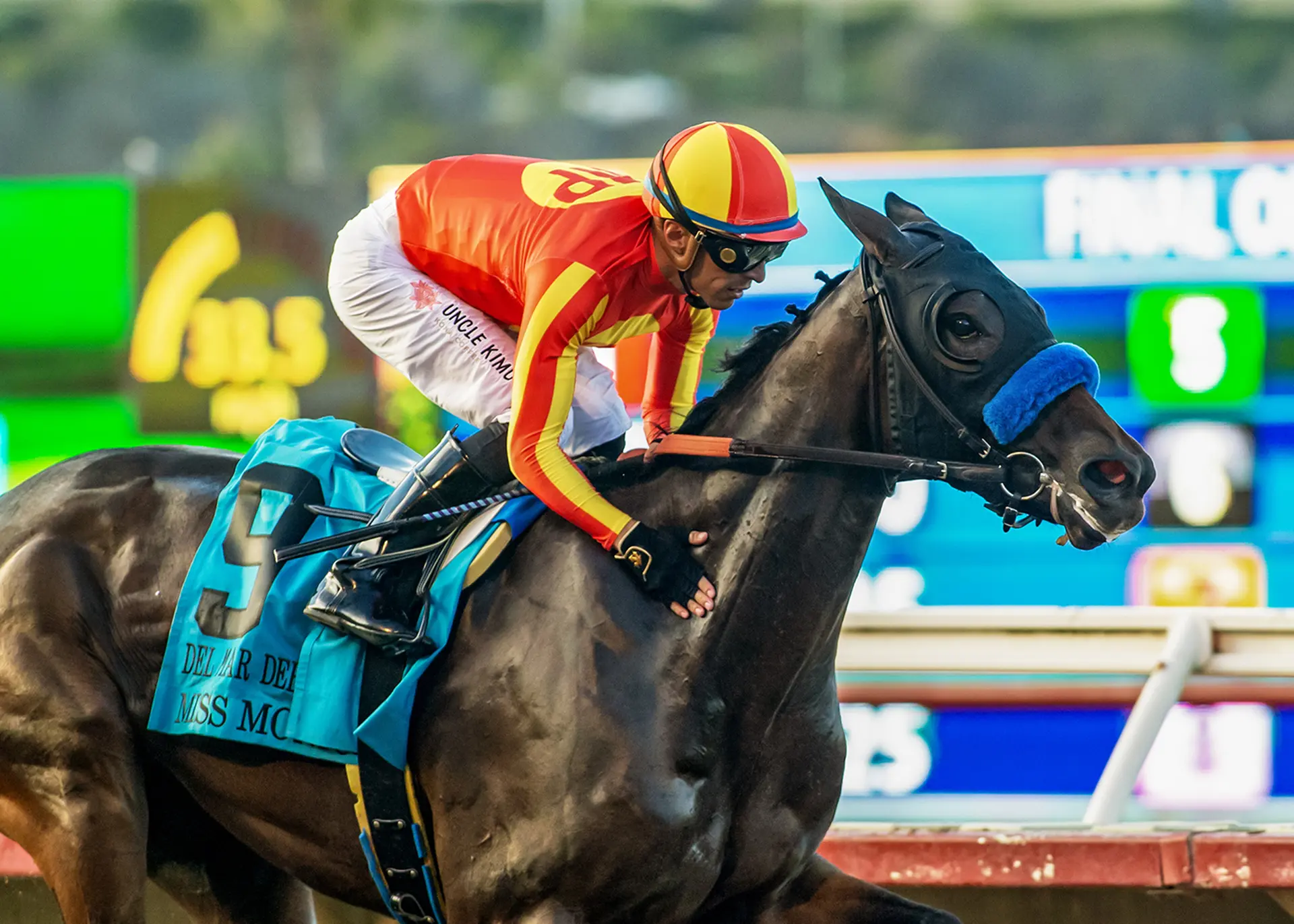 Miss Monica gives Baffert 13th Del Mar Debutante triumph