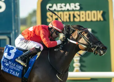 Tam Tam powers up late, surges to Pacific Oaks triumph, starts Alvarado's Grade 1 double