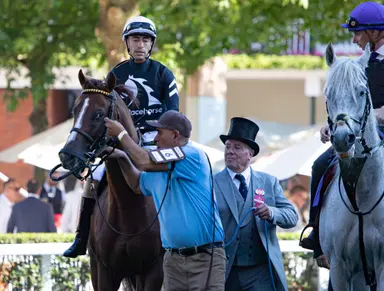 Jockey Juan Hernandez goes fancy with Bacio at Royal Ascot