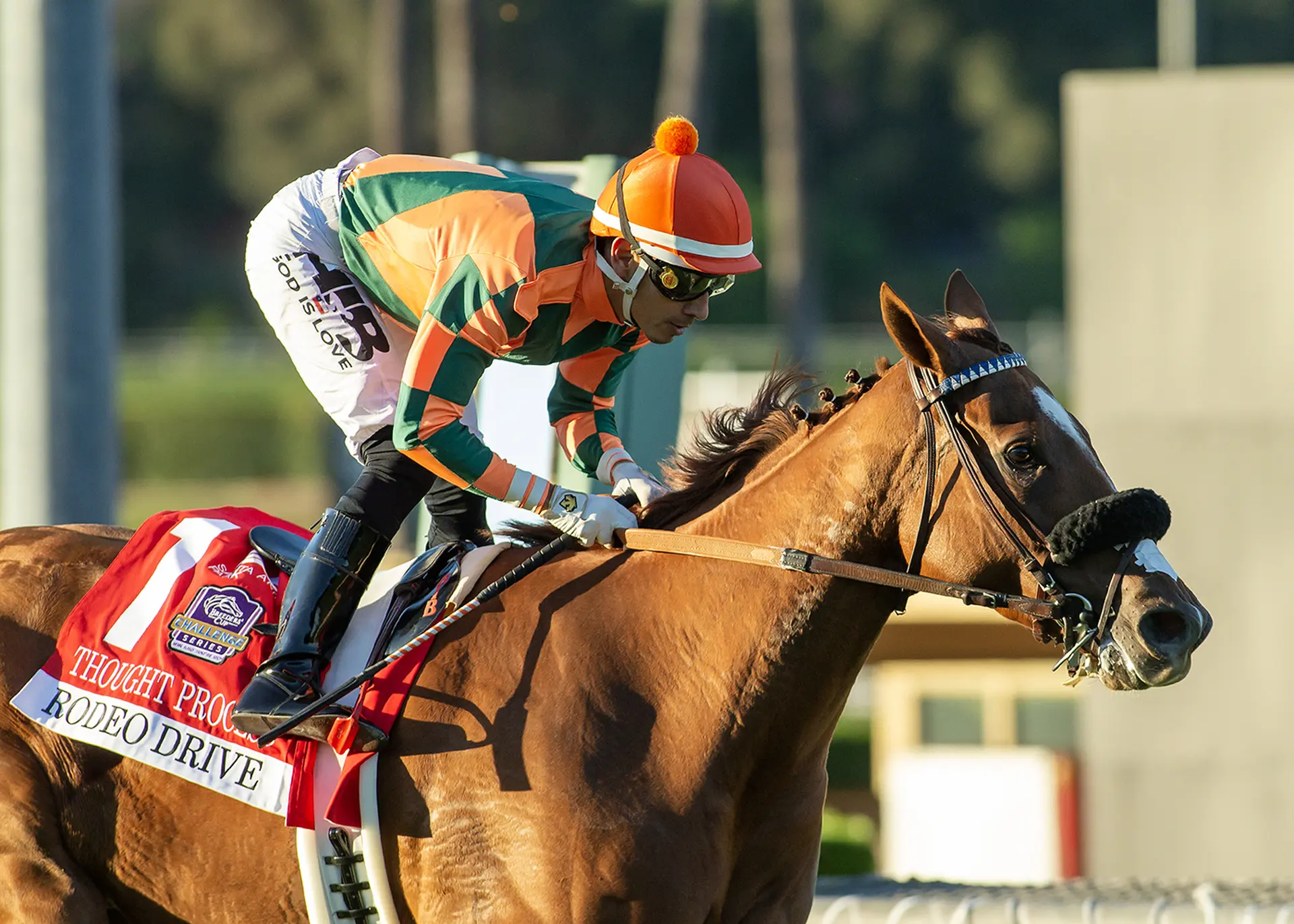 Thought Process runs away with Rodeo Drive Stakes