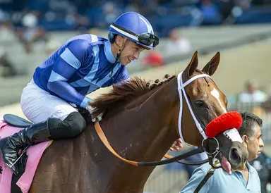 Baltic Fire holds off Public Assembly in Osunitas Stakes