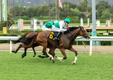 Spencer rides Tirupati to first California win in Swingtime Stakes