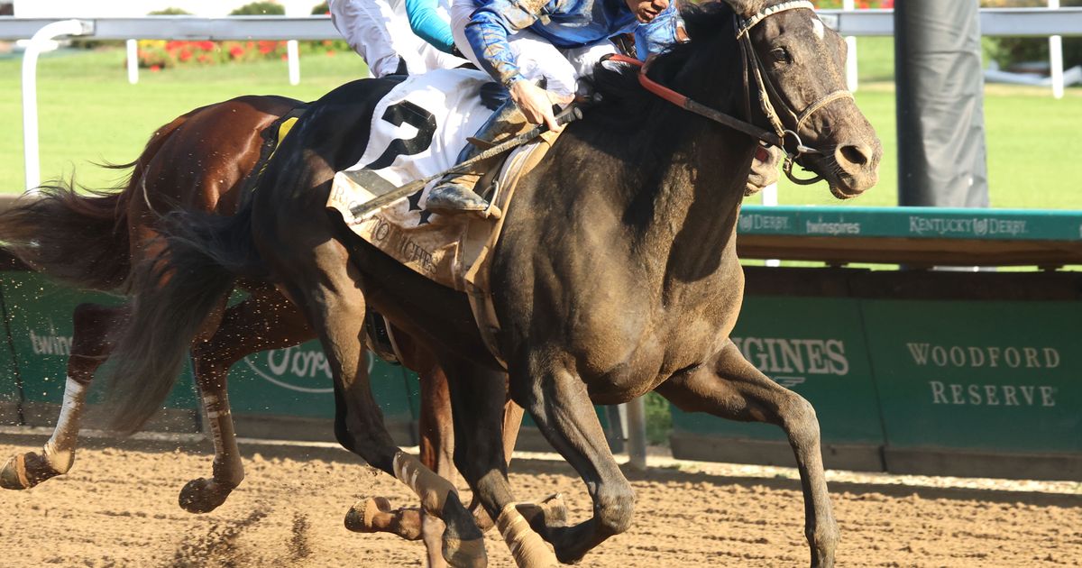 Godolphin's Wharfie Wins Rags to Riches Stakes at Churchill Downs