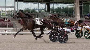 The Meadows:  Training triple for Burke in Keystone Classics for 3YO pacers