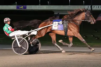 Yonkers:  3YO trotting fillies battle in New York Sire Stakes