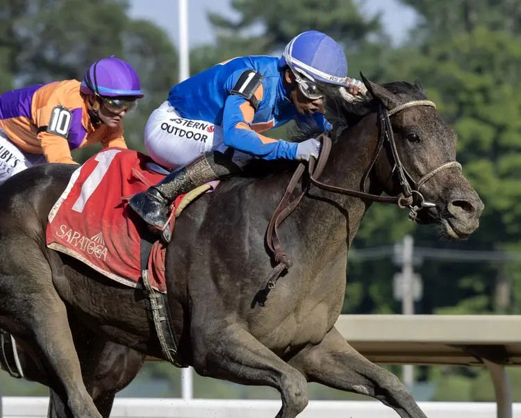 Sippin Pretty wins Victory Ride at SAR July 10 2026