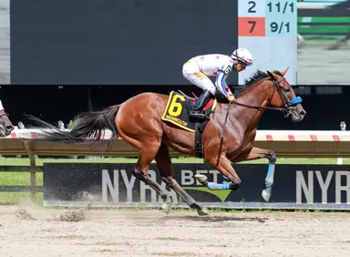 Happy Offering notches first NJ-bred stakes victory with Charles Hesse III 