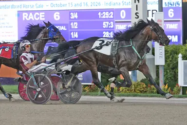 Harrah's Hoosier Park:  Inverness Ave, Nighthawk Zette conquer in Indiana Sire Stakes