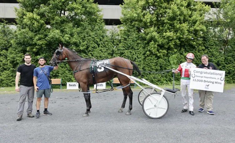 George Napolitano Jr. 13,000th win 7-10-26