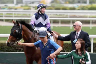 Britney Wong loving the Hong Kong racing challenge
