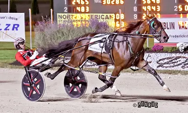 Breeders Crown:  Seaside Ubeaut cruises in 2-Year-Old Filly Pace final