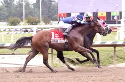 Barbadian Runner noses Adero in Deputed Testamony Stakes
