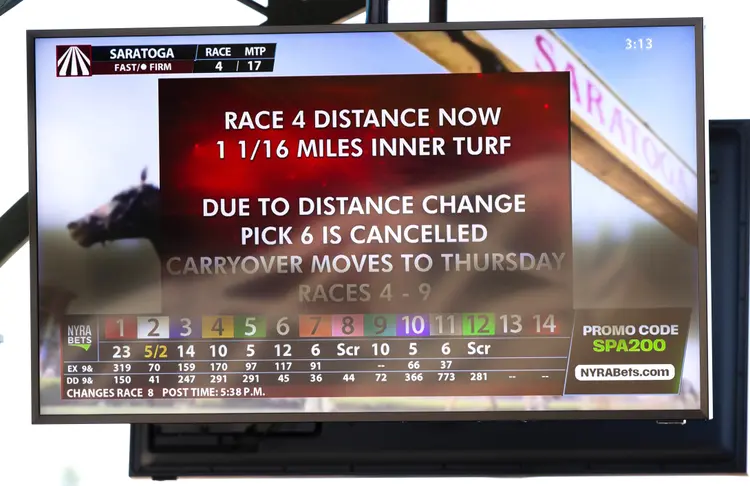Pick six cancelled sign July 12 2026