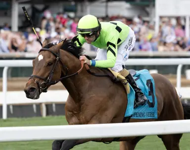 DeVaux adding blinkers for Brilliant Berti in Green River Island