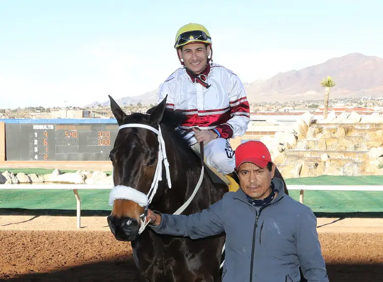 Danjer after winning Championship at Sunland Park Dec 31 2022
