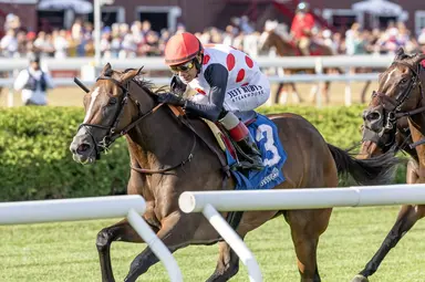 Velazquez guides And One More Time to front-running win in De La Rose