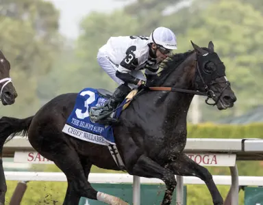 Alvarado suspended, fined for whip violation aboard Chief Wallabee in Belmont