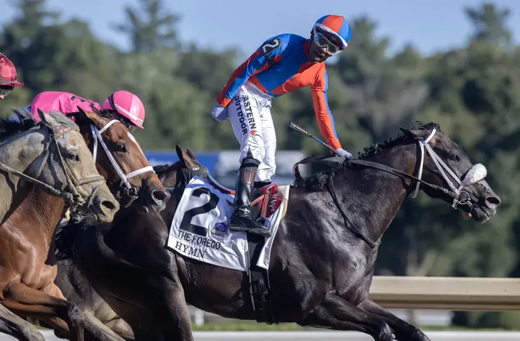 Hymn wins Forego under Ricardo Santana Jr. at SAR Aug 29 2026