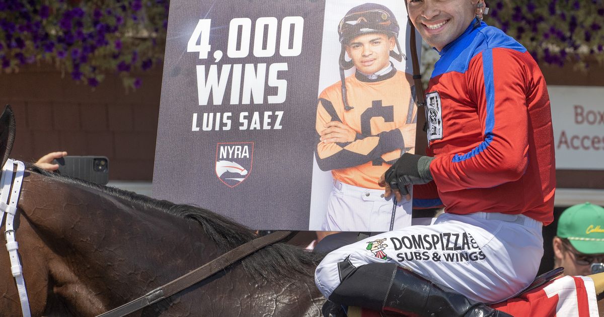 4,000 North American wins: Luis Saez becomes 71st jockey to reach milestone