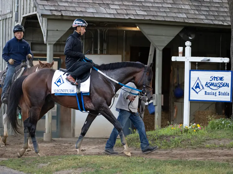 Magnitude at Asmussen barn at SAR July 25 2026