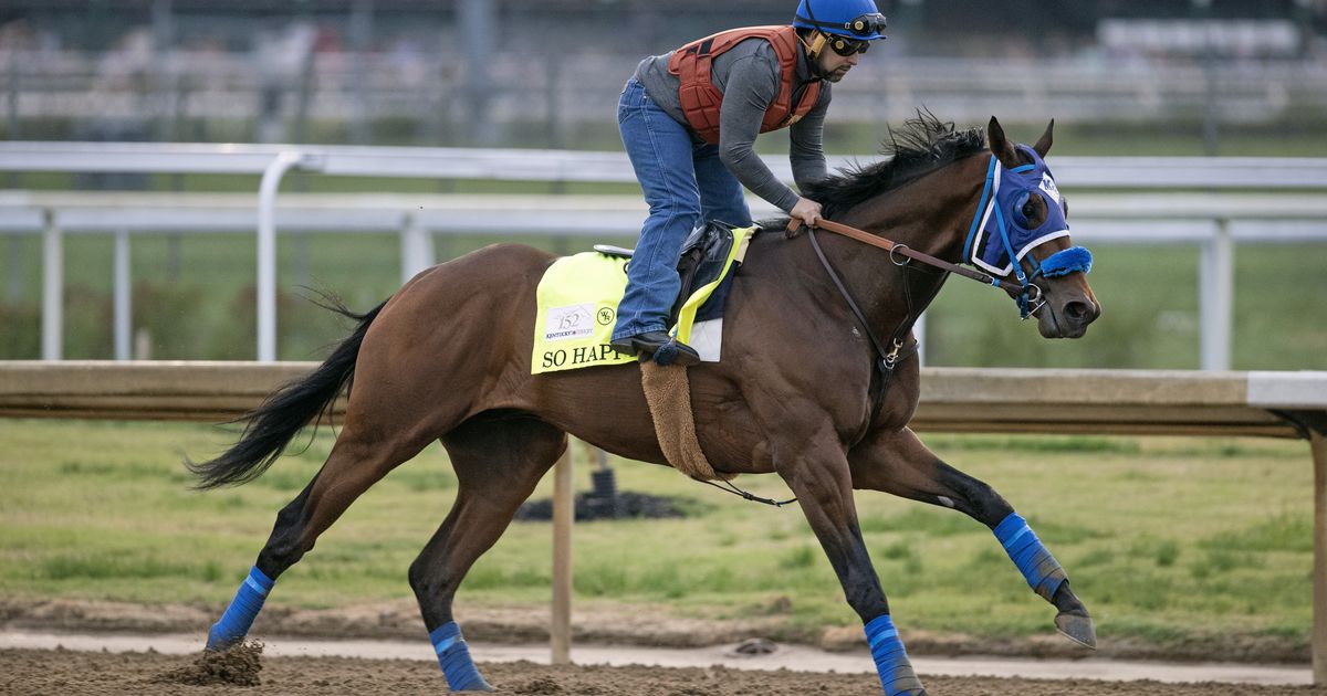 Santa Anita Derby winner So Happy back in training