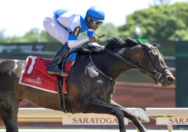 Venetta reels in heavy favorite to take Bouwerie Stakes at 4-1