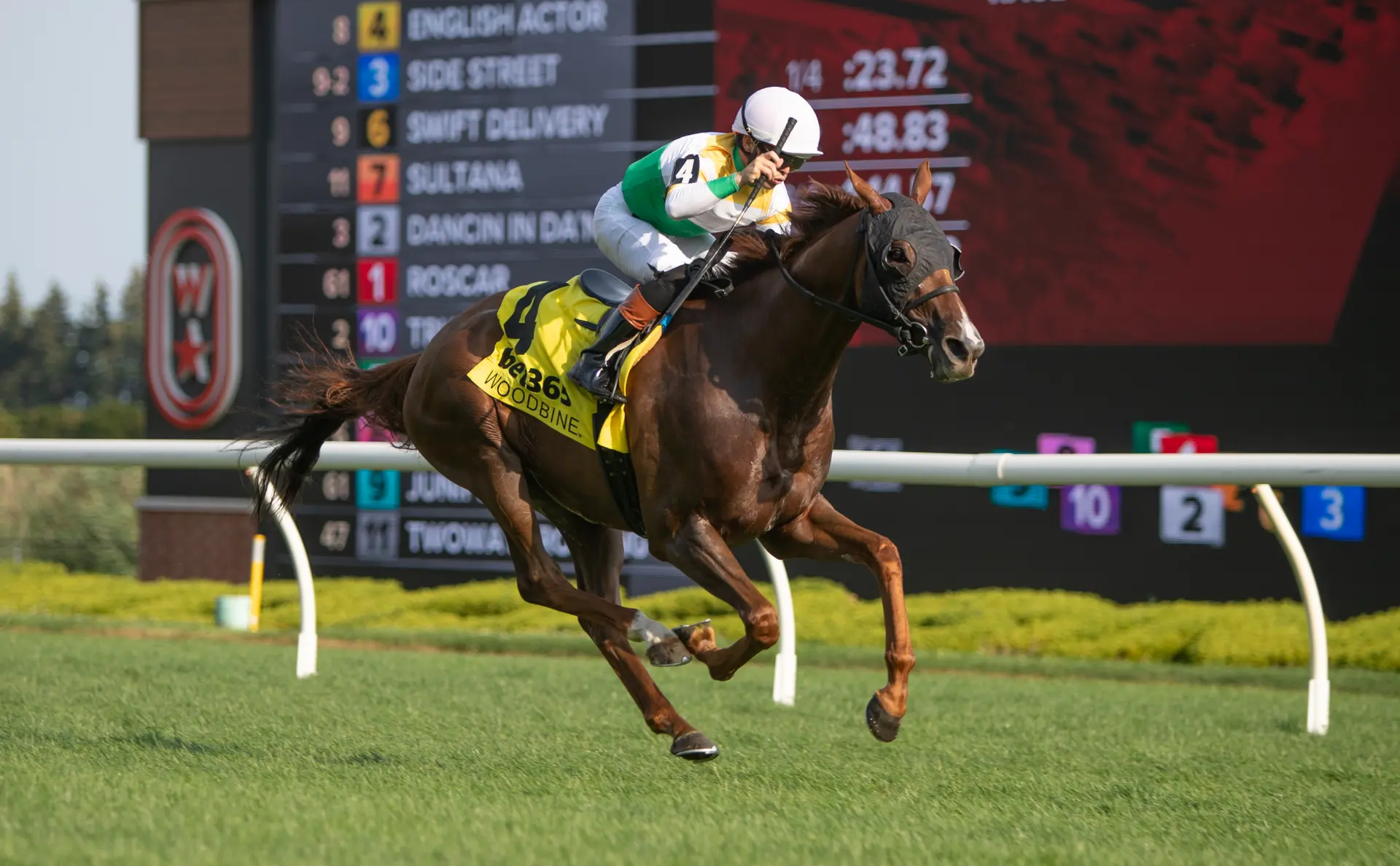 English Actor takes early lead all the way in Niagara Stakes