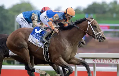 Renegade rallies from far back in Jim Dandy to cap big day for trainer Pletcher