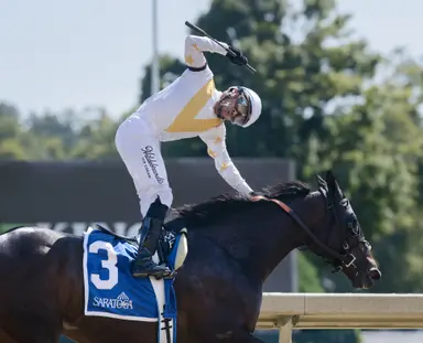 Mashallah's easy Prioress win gives Franco Saratoga's riding title