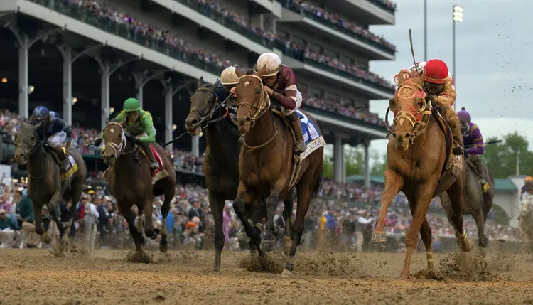 Rich Strike wins the 2022 Kentucky Derby.5-7-22