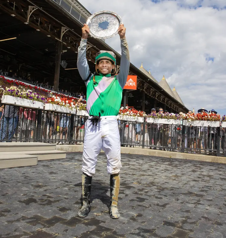 Franco,Manny.Saratoga leading jockey.9-7-26.BL