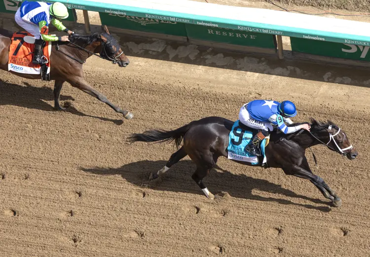 On Time Girl wins Eight Belles at CD May 1 2026