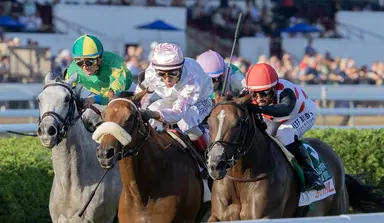 And One More Time holds off Sunlit Uplands and stewards to take Ballston Spa
