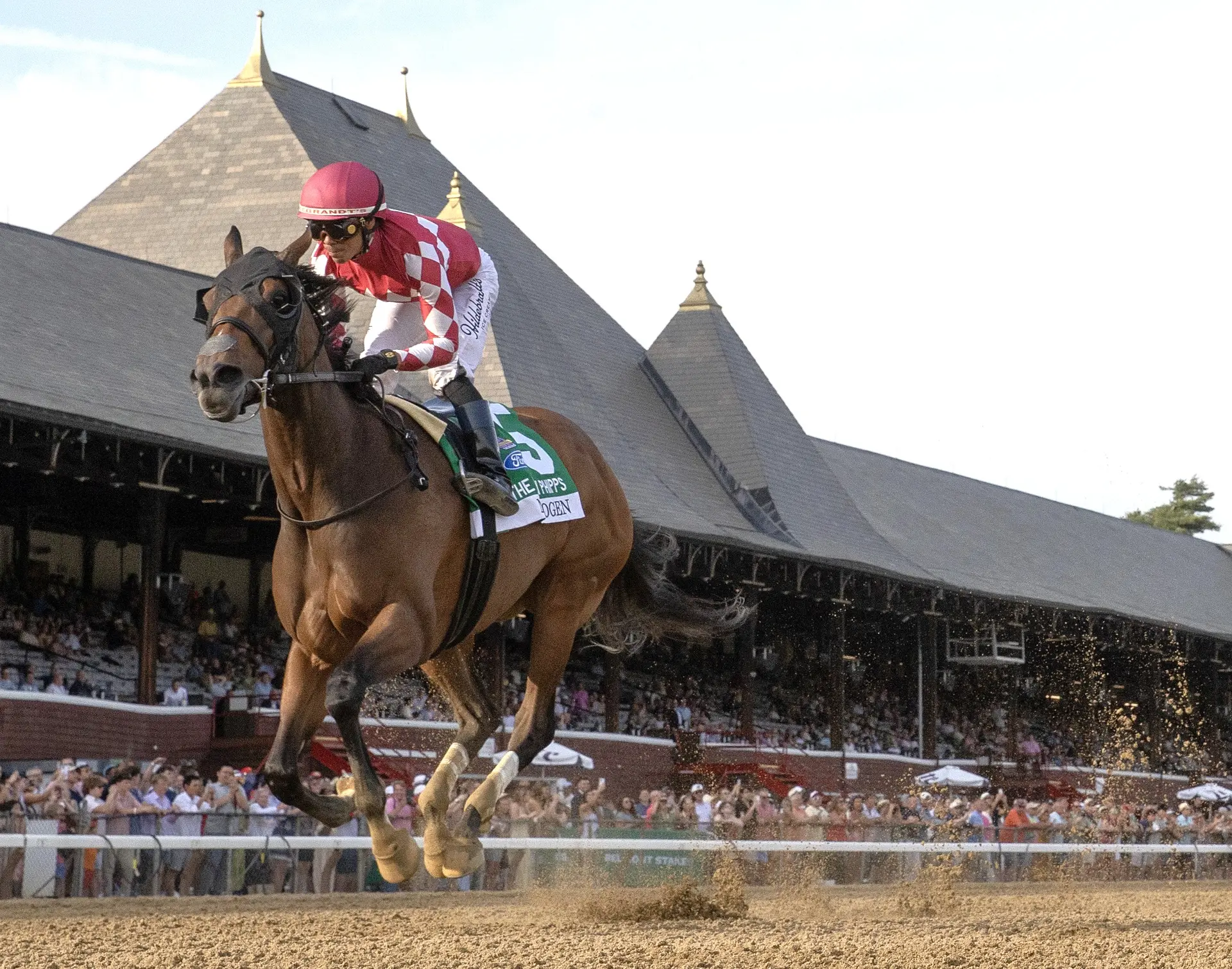 Ogden Phipps: Nitrogen gallops to 12 3/4-length victory in near-track-record time