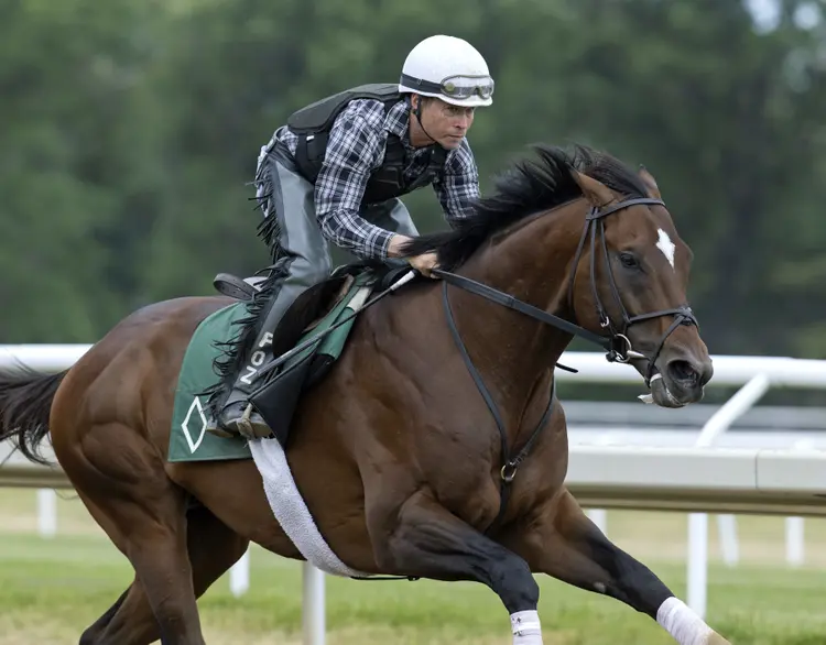 Cody's Wish breezes at BEL June 4 2023