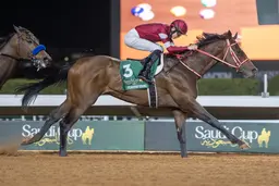 Saudi Cup: Forever Young wears down Nysos to become first repeat winner
