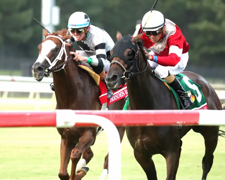 BURNHAM SQUARE - The Arlington Million G1 - 08-01-26 - R11 - Colonial Downs - Inside Finish 01 - Nick Phillips
