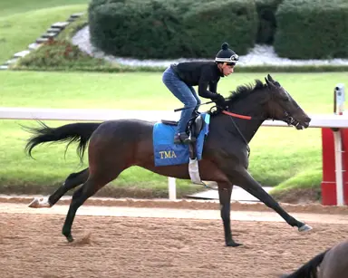 LaRose gets started with Authentic Gallop in Evangeline Mile