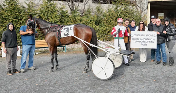 George Napolitano Jr. 12,000th win 12-24-23