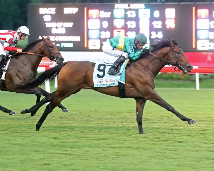 INTEGRATION - The New Kent County Virginia Derby G3 - 20th Running - 09-09-23 - R10 - Colonial Downs - Finish 01.jpg